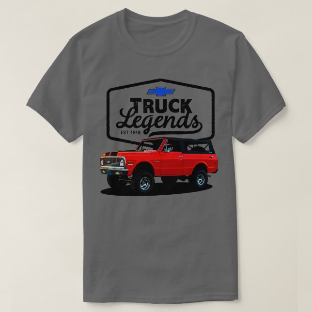 72 Chevy Blazer T Shirt (Design framsida)
