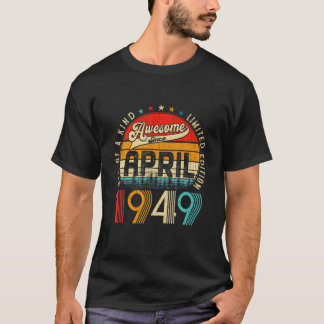 72:e födelsedagen Dekorationen april 1949 Manar Kv T Shirt