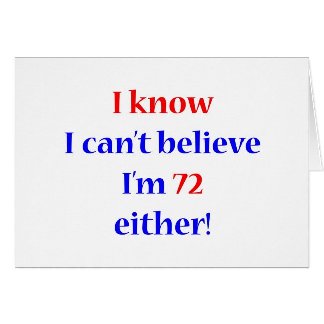 72 endera hälsningskort (Framsidan Horizontal)