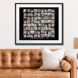 72 Fyrkantstödraster för foto med text - svart Poster<br><div class="desc">Använda 72 SQUARE-foton för att skapa en personlig fotokollage. Den här moderna, rena layouten innehåller ett textblock i ett sansserif-teckensnitt för att lägga till en familj namn eller ett namn. Bakgrunden färg kan ändras i anpassningsområdet. ***För bästa resultat för den här multifotolayouten - skörd dina foton till fyrkanter innan de...</div>