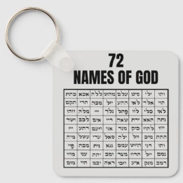 72 Names of God Nyckelring