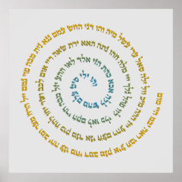 72 Namn av Gud Poster