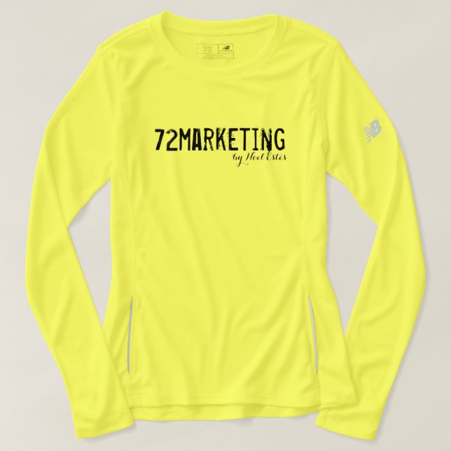 72marknadsföring namnteckning Jersey T-Shirt dam n (Design framsida)