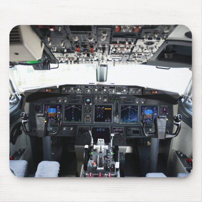 737-800-mus med flygdäck musmatta (Framsidan)