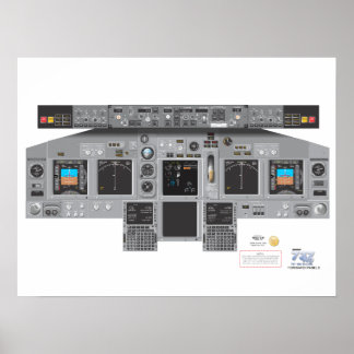 737 NG Forward Panel Poster