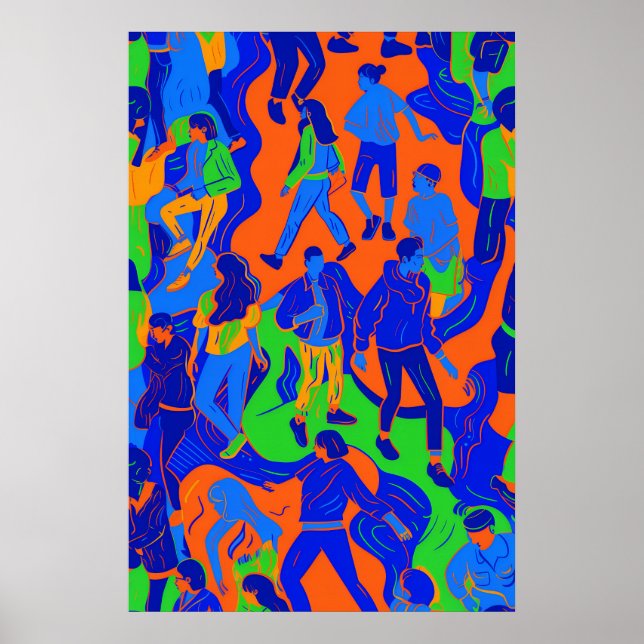 739 DagsHeroes, Urban Mosaic Poster (Framsidan)