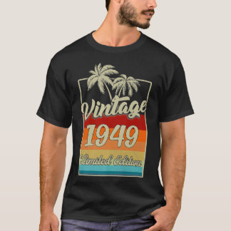 73 års Vintage för gamla gåvor 1949, bästa av 1949 T Shirt