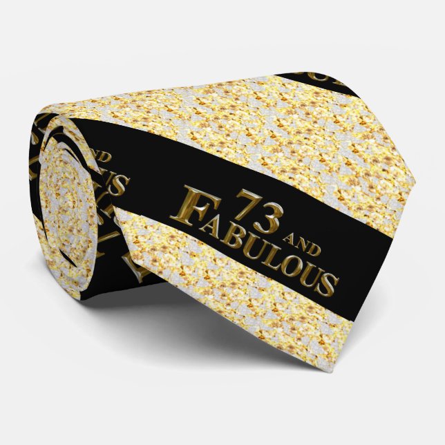 73-årsdag  slips (Rullad)