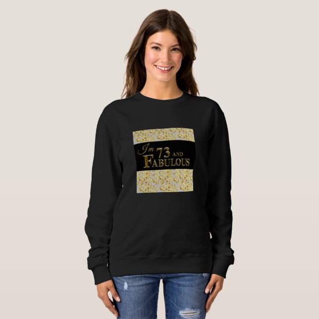 73-årsdag  t shirt (Hel framsida)