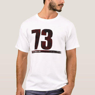 73 - det bäst numrerar tee shirt