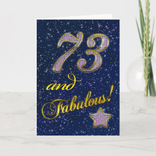 73:e årsdagen för någon Fabulous Kort