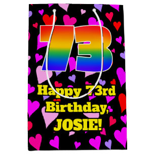 73:e födelsedagen: Loving Hearts Mönster, Regnbåge