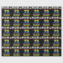 73:e födelsedagen: Regnbåge "73"; Anpassningsbar F