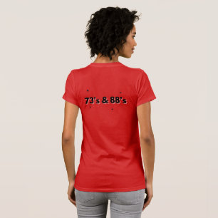 73:s och 88:s ham-radio t shirt