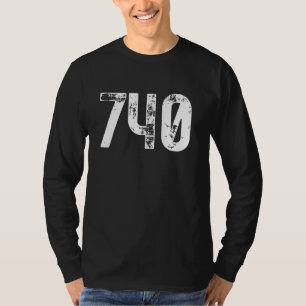 740 områdeskod Newark OH mobiltelefon områdeskod T Shirt
