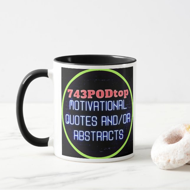 743PODtop Zazzle Store Mugg (Med munk)