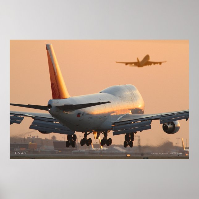 747 FLYGBOLAG POSTER (Framsidan)