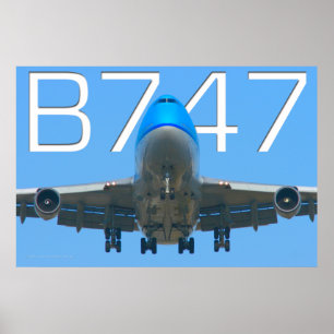 747 FLYGBOLAG POSTER