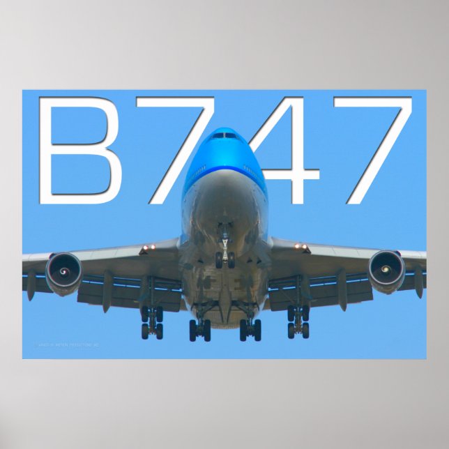 747 FLYGBOLAG POSTER (Framsidan)