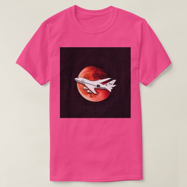 747 i rymden t shirt (Design framsida)