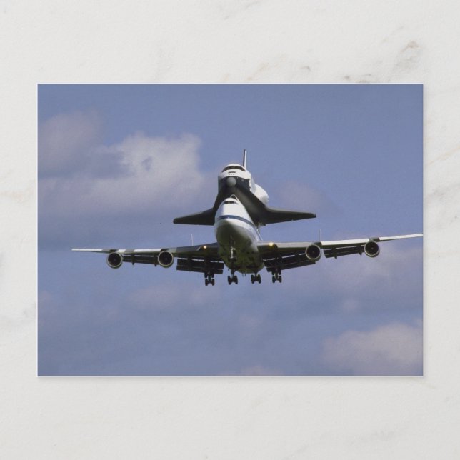 747 och pendeln som anländer, Ottawa Internationel Vykort (Framsida)