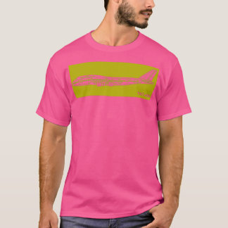 747 stencil t shirt
