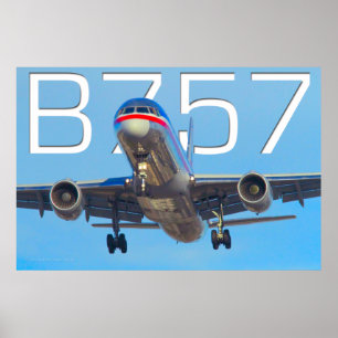 757 FLYGBOLAG POSTER