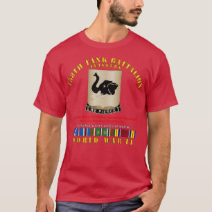 758:e Tanken Battalion Tuskers WWII EU SVC T Shirt