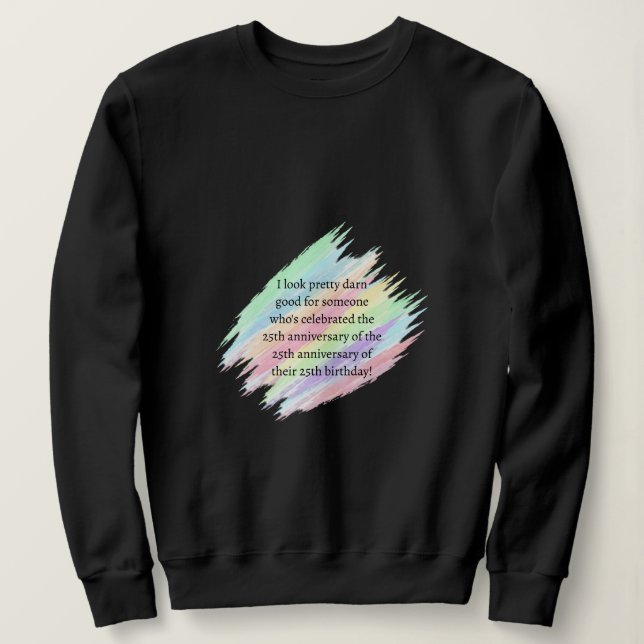 75 år & äldre t shirt (Design framsida)