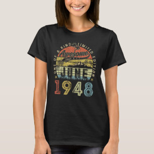 75 år gammal Fantastisk sedan juni 1948 75:e T Shirt