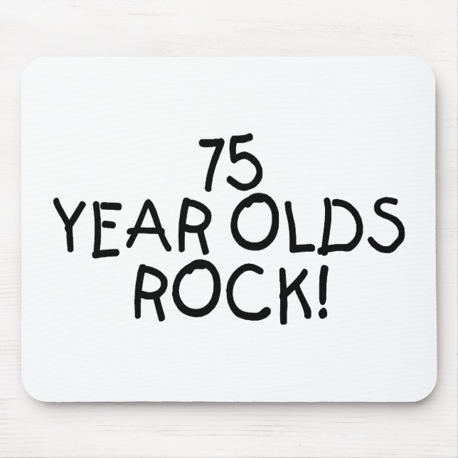 75 år - oldssten musmatta (Framsidan)