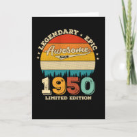 75-årig födelsedagspresent 1950 Fantastisk 75:e