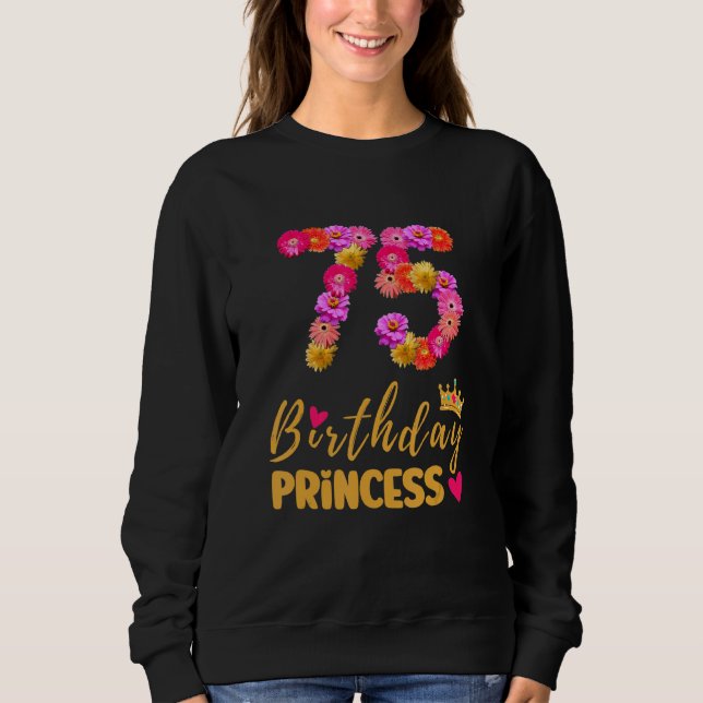75-åriga födelsedag prinsessan sjunker min 75:e B T Shirt (Framsida)
