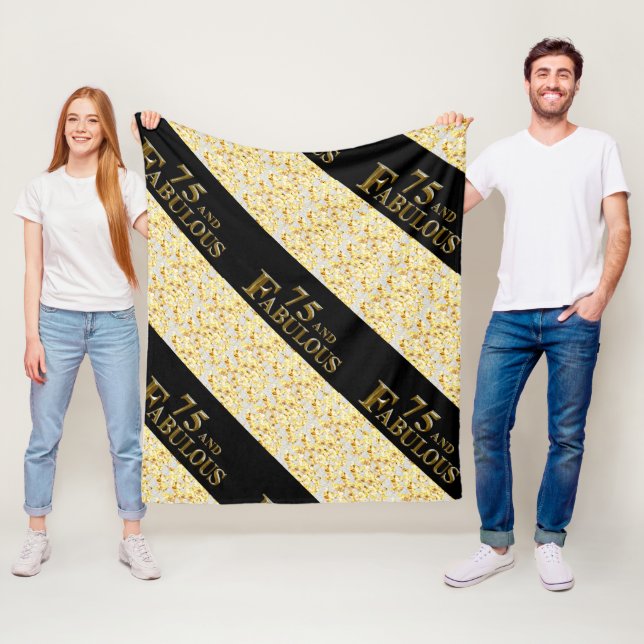 75-årsdag  fleecefilt (På plats)