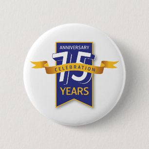 75-årsjubileumsdesign knapp