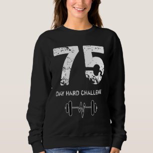 75 dagars hård utmaning Workout Workout Motivation T Shirt