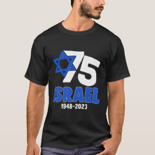 75:e-årsdagen för det israeliska Pridet Patriotic T Shirt