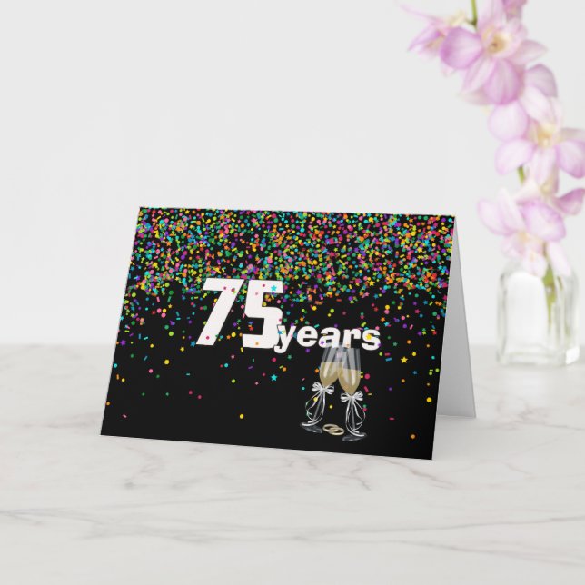 75:e-årsjubileet i konfekten kort (Orkide)