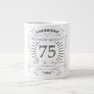 75:e Birthday Gag Gift Jumbo Mugg