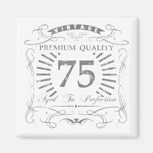 75:e Birthday Gag Gift Magnet