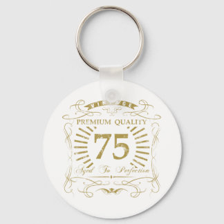 75:e Birthday Gag Gift Nyckelring