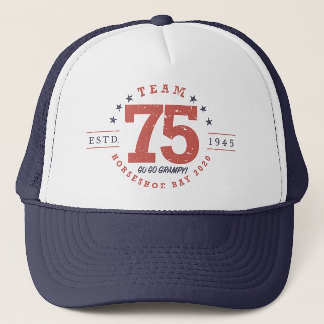 75:e Birthday Hat Keps (Framsida)