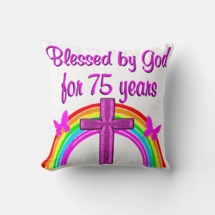 75:E BIRTHDAY PRAYER PERSONLIG DESIGN KUDDE