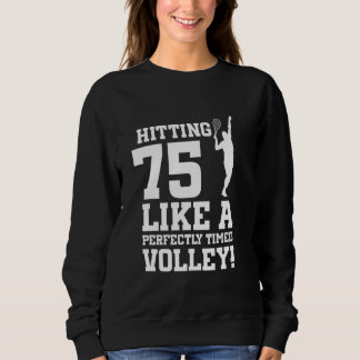 75:e Birthday Tennis 75 Years Old Tennis Player Bi T Shirt