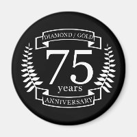 75:e Bröllop ANNIVERSARY DIAMOND GULD