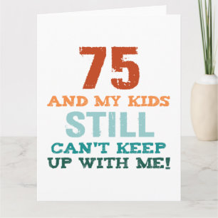 75:e födelsedag för föräldrar kort