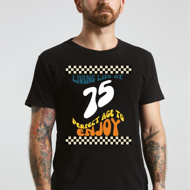 75:e födelsedag t shirt (Skapare uppladdad)