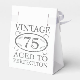 75:e födelsedag Vintage Presentaskar