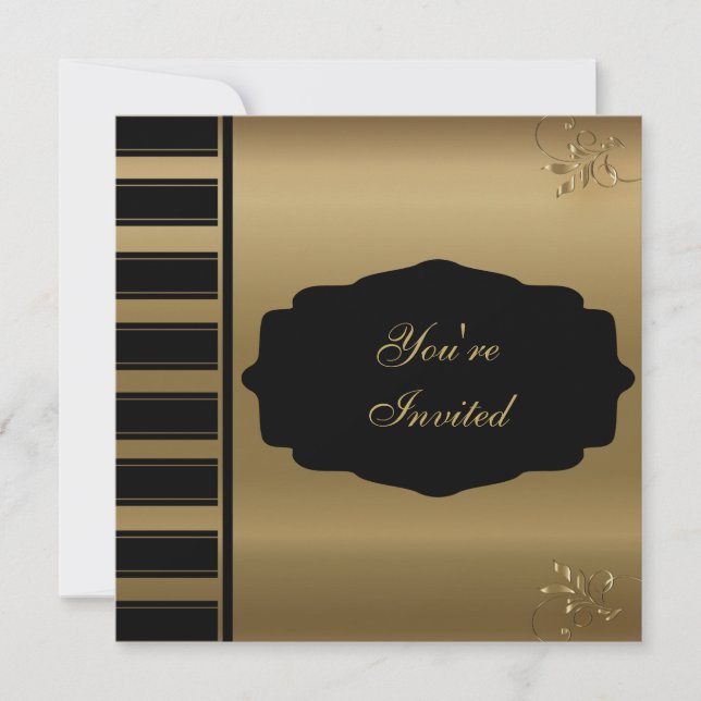 75:e Födelsedagsfest | DIG-text Inbjudningar (Framsida)