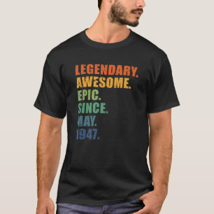 75:e, maj 1947, Manar & Women, 75 Year Anni T Shirt